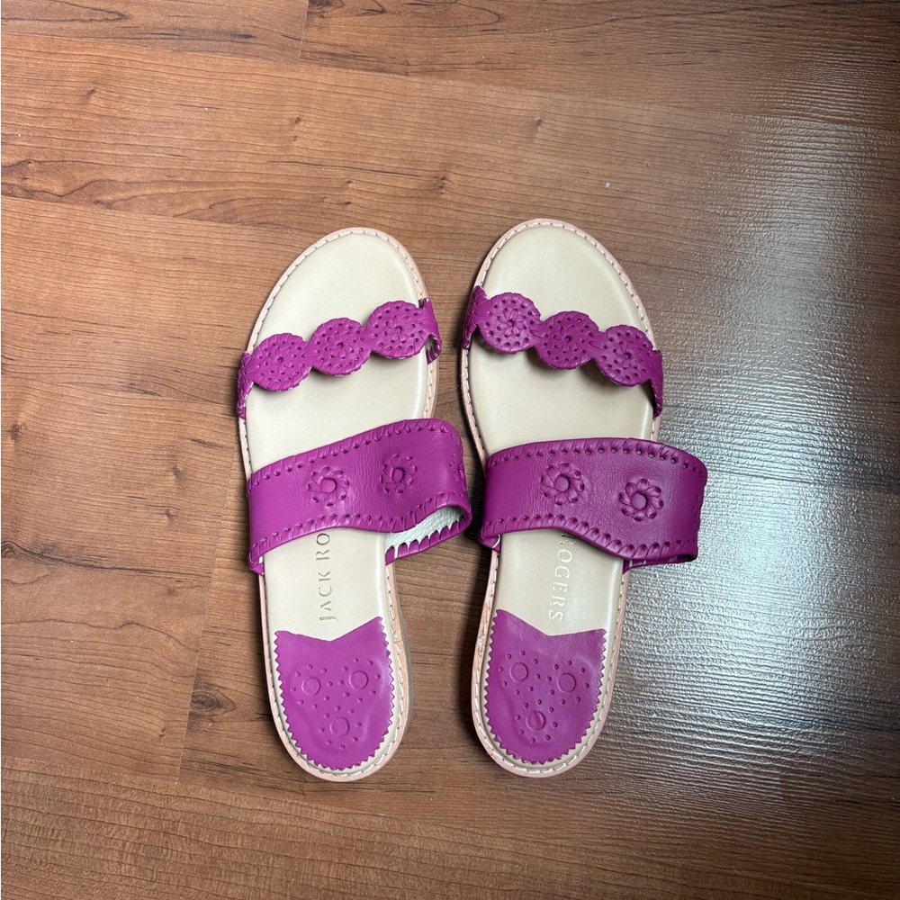 Jack Rogers Fuchsia Sandals